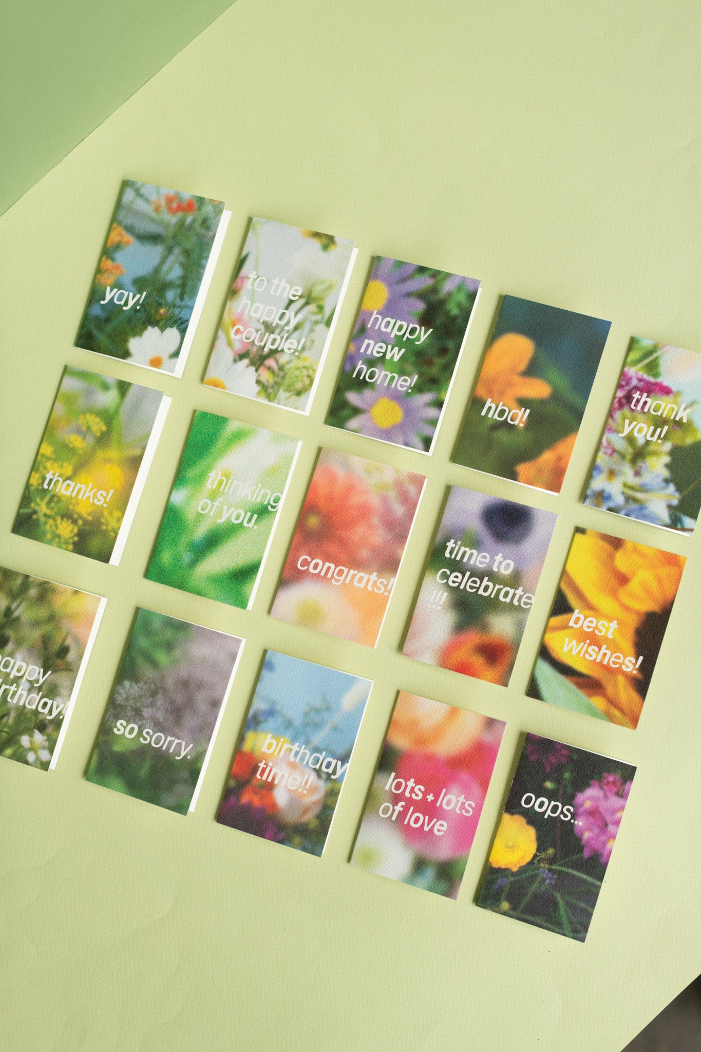 Plant Merch : Floral Mini Cards