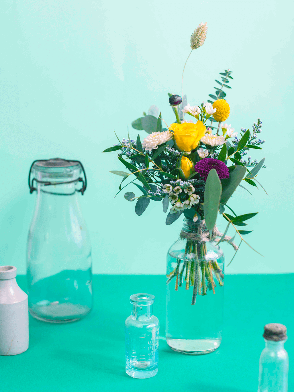 Everyday Fresh Floral Posy Jar