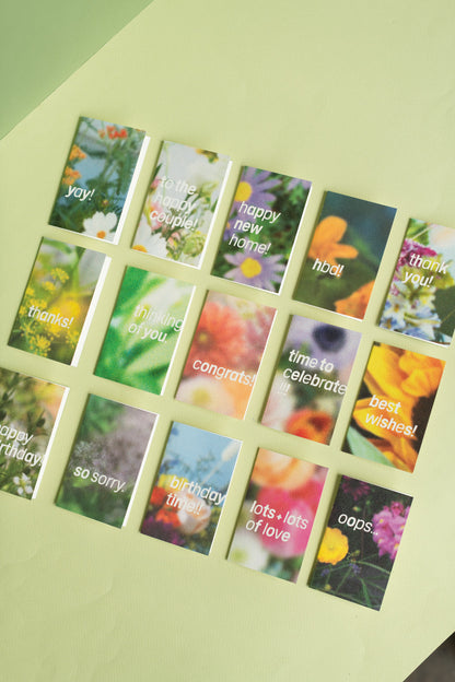 Plant Merch : Floral Mini Cards