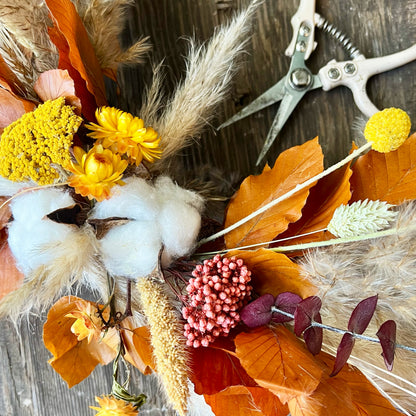 Dried Fall Wreath Workshop