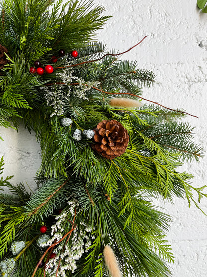 Full Holiday Wreath Workshop