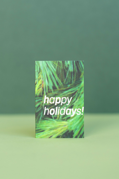 Plant Merch : Floral Mini Blur Cards : Holiday