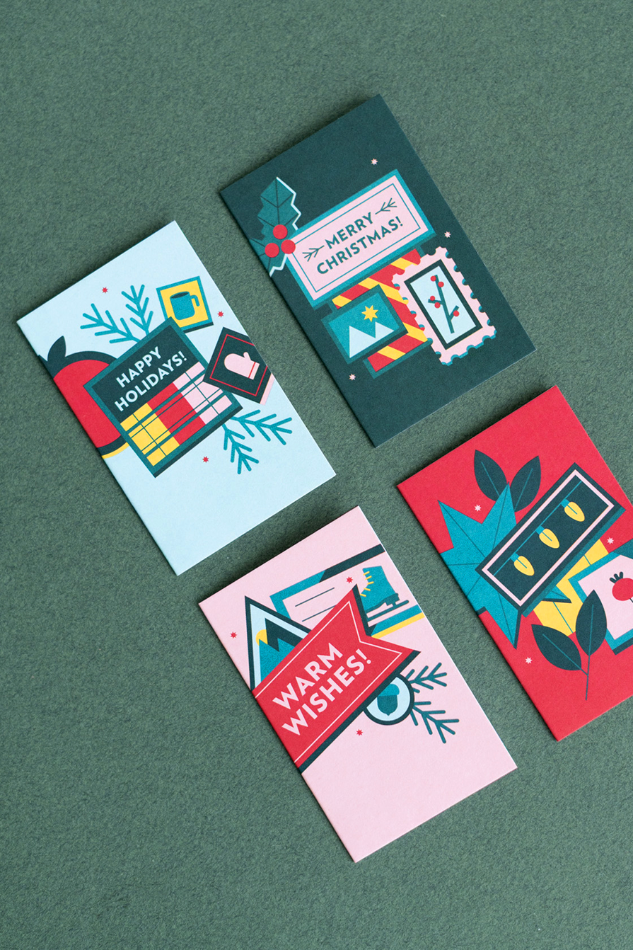 Plant Merch : Mini Cards : Holiday