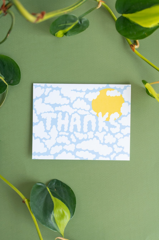 Card : Thanks Clouds