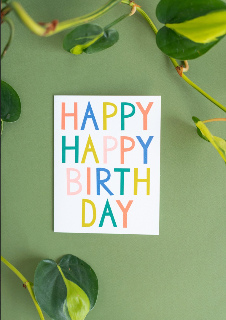 Card : Happy Happy Birthday