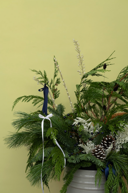 Seasonal Outdoor Winter Planter