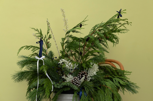 Seasonal Outdoor Winter Planter