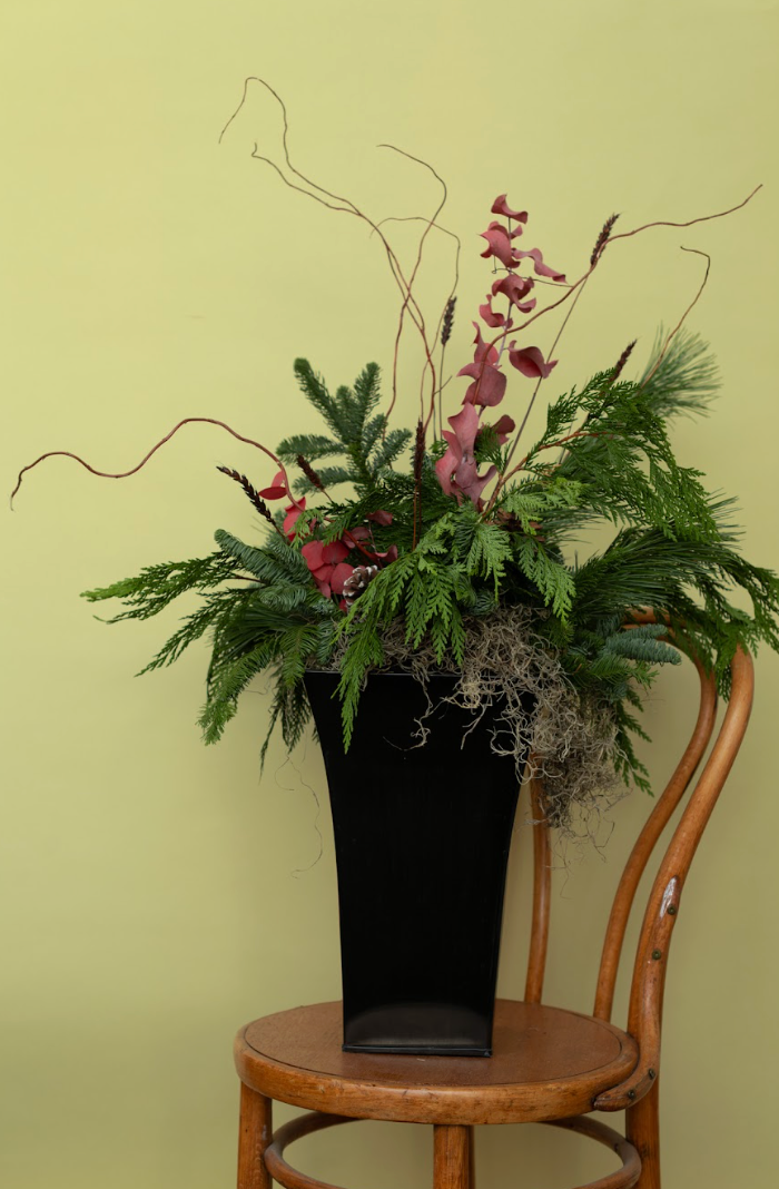 Seasonal Outdoor Winter Planter