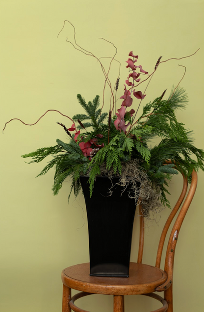 Seasonal Outdoor Winter Planter