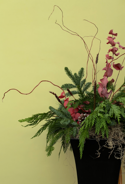 Seasonal Outdoor Winter Planter