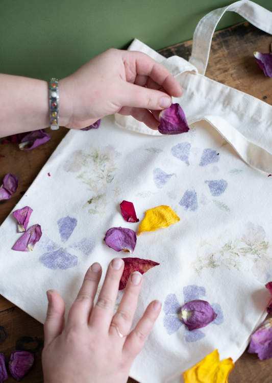 Natural Fabric Dying and Plant Printing  (Guest Workshop)